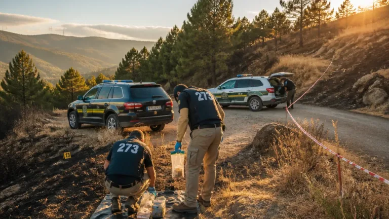 Detido menor em Covilhã suspeito de provocar incêndio florestal em operação conjunta