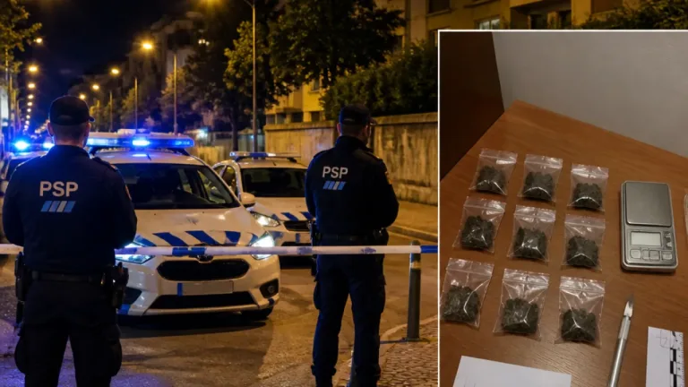 Detido na Maia jovem com 91 doses de haxixe e material para acondicionar droga