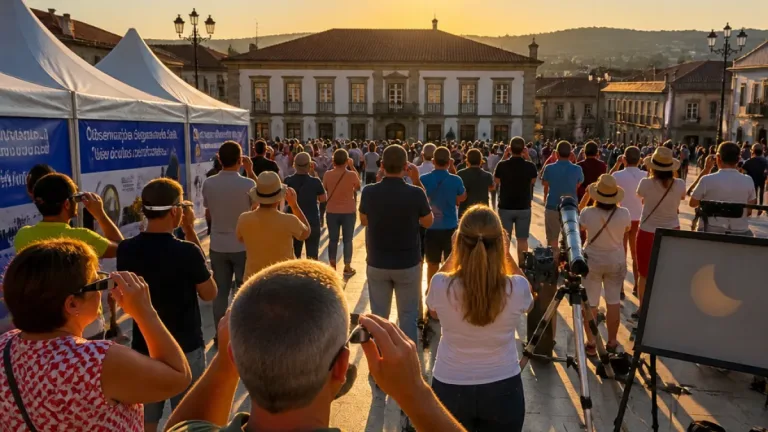 Eclipse solar de 2026: o que os habitantes de Chaves devem saber para observar com segurança