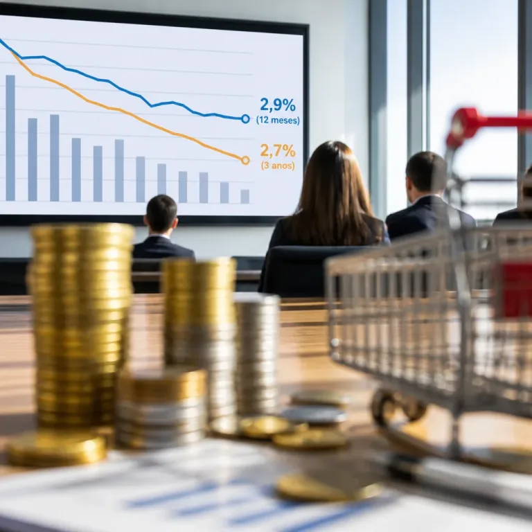 Expectativas de inflação na zona euro recuam em julho para 12 meses e três anos
