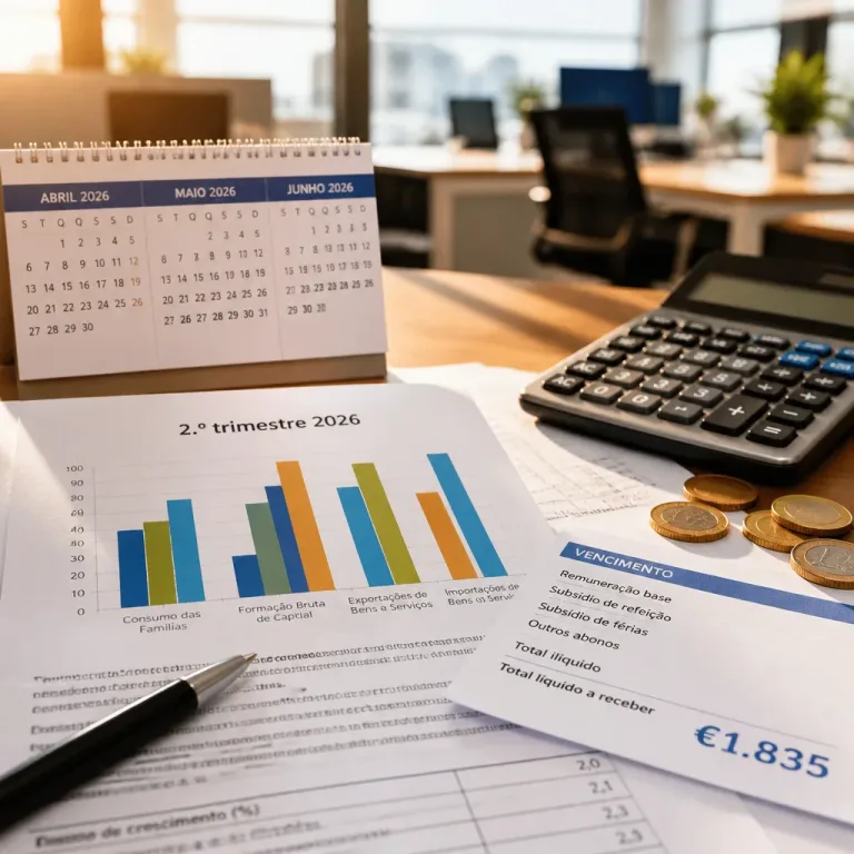 Salários crescem em termos reais no 2.º trimestre de 2026 e emprego permanece em níveis elevados