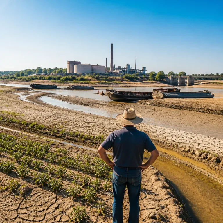 Seca histórica no rio Pó põe em risco agricultura, indústria e produção energética na Itália