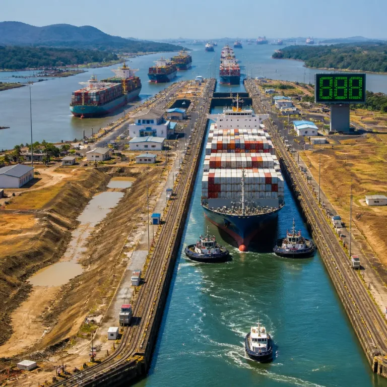 Taxas disparam no Canal do Panamá: um navio pagou quatro milhões de dólares para 'furar a fila'