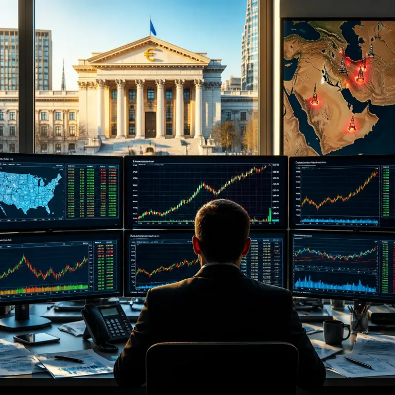 Investidores aguardam dados dos EUA e decisão do BCE com nervosismo por tensão no Médio Oriente