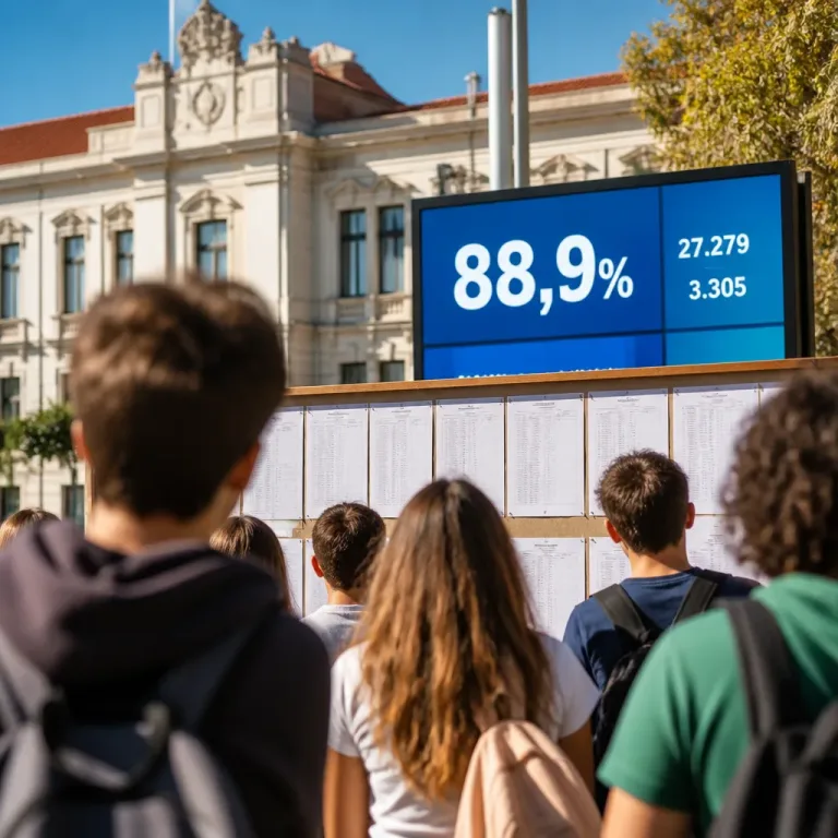 Quase 50 mil colocados na 1.ª fase do acesso ao ensino superior; vagas ocupam 88,9%