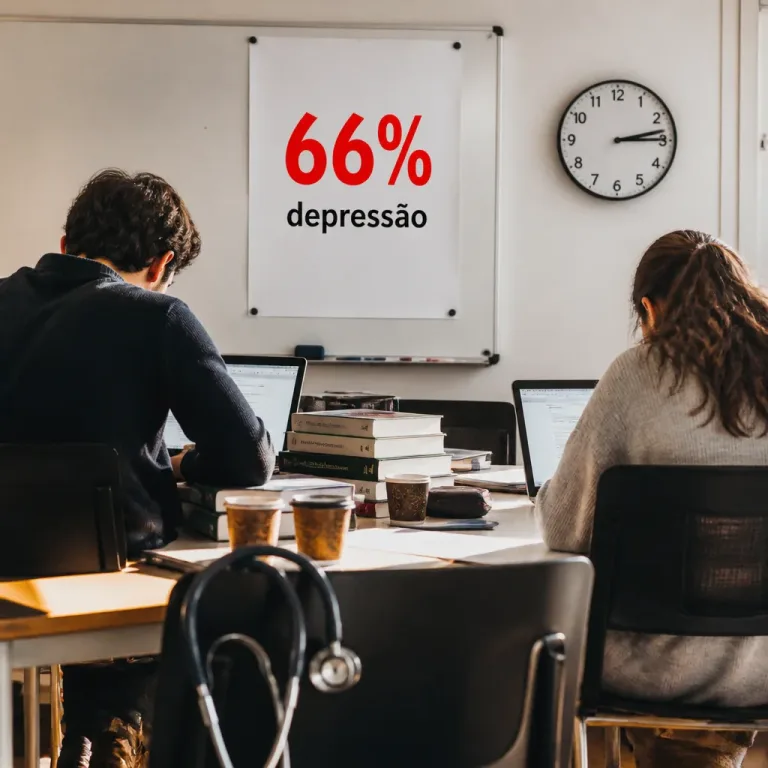 Estudo revela que dois em cada três estudantes de medicina apresentam sintomas depressivos