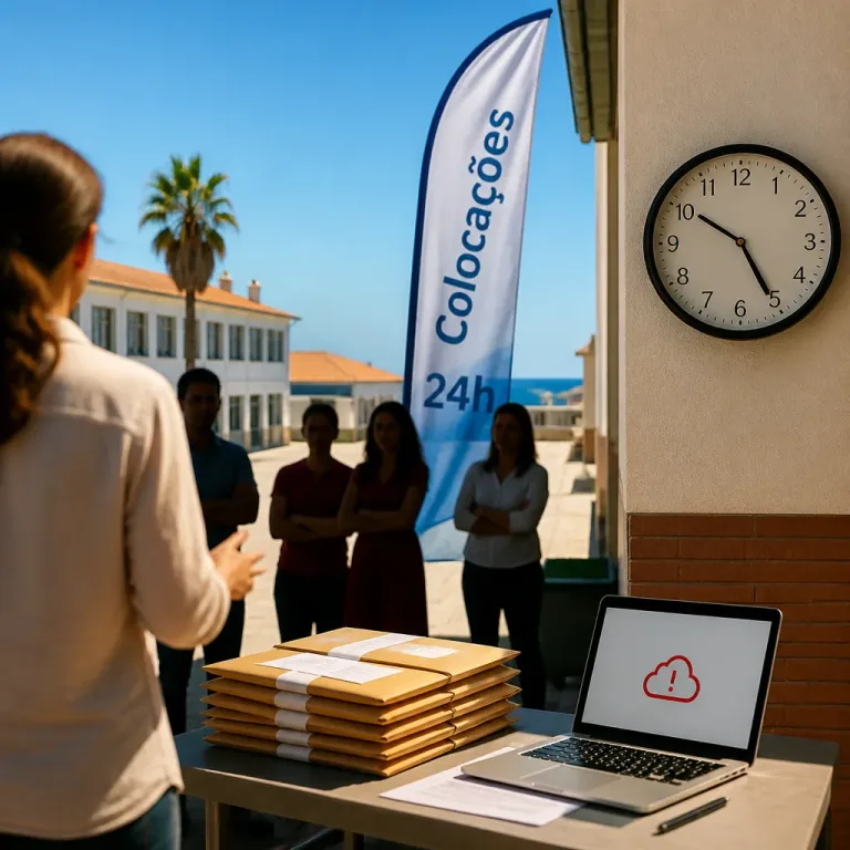 Ministro assegura colocação em 24 horas de alunos sem vaga enquanto admite problemas na digitalização de exames