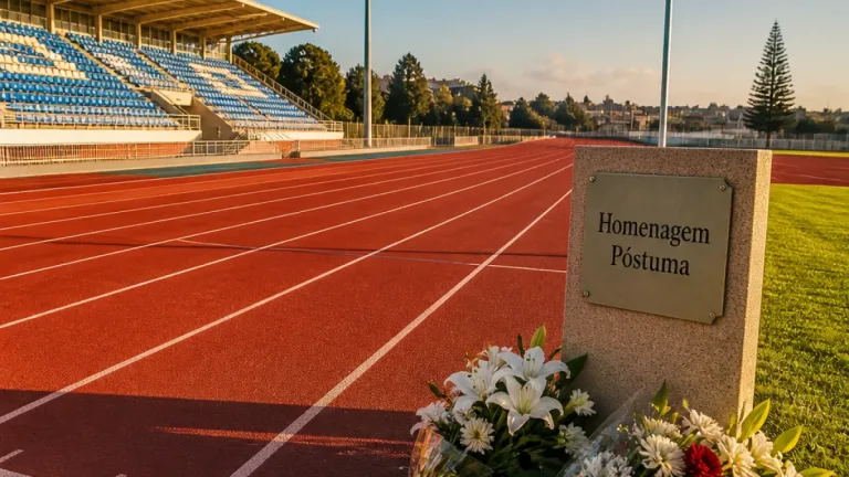 Faro atribui nome de Artur Lara Ramos à pista de atletismo em homenagem póstuma