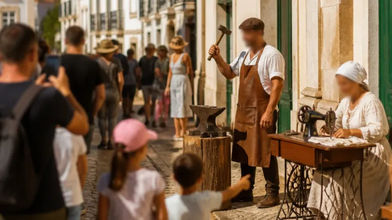 Festival de Estátuas Vivas transforma centro histórico de Santarém com milhares de visitantes