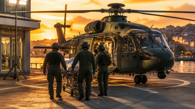 Força Aérea mobiliza EH101 em duas evacuações médicas entre Porto Santo e Madeira com impacto regional no Porto
