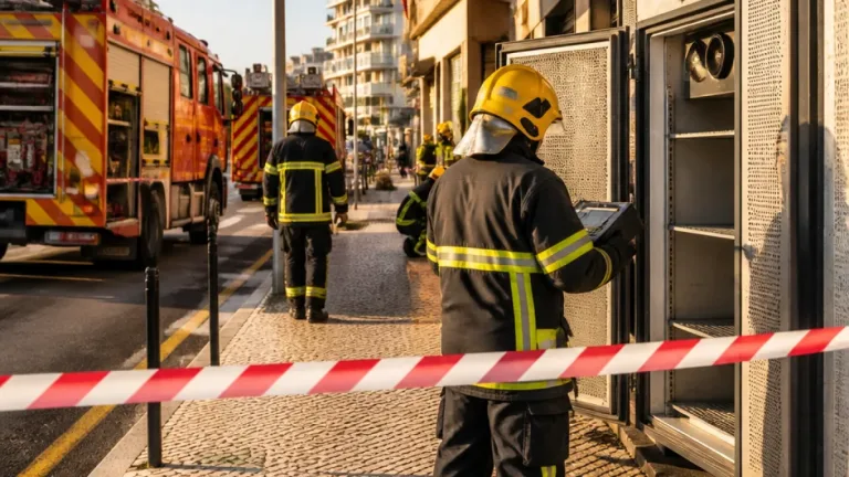 Fuga de gás em Buarcos mobiliza bombeiros em Figueira da Foz
