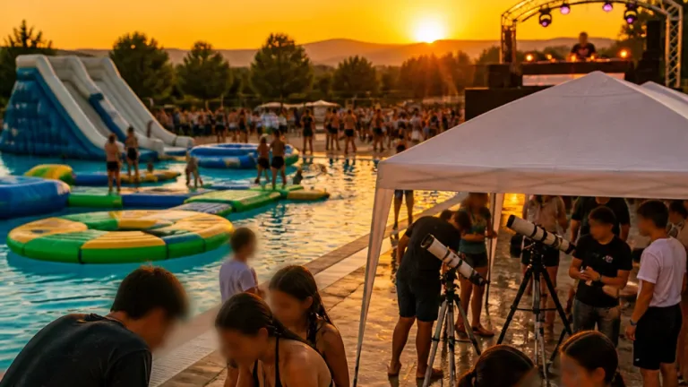 Fundão promove ‘Geração Fundão Pool Party’ com atividades desportivas e observação do eclipse