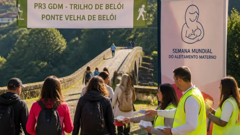 Gondomar promove caminhada Walk With a Doc para assinalar a Semana Mundial do Aleitamento Materno