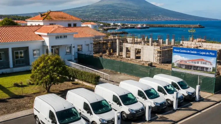 Governo dos Açores entrega 6 viaturas elétricas e anuncia novo Centro de Saúde nas Lajes do Pico