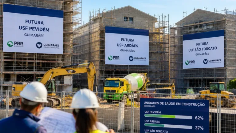 Guimarães acelera requalificação dos cuidados primários com obras do PRR em três equipamentos