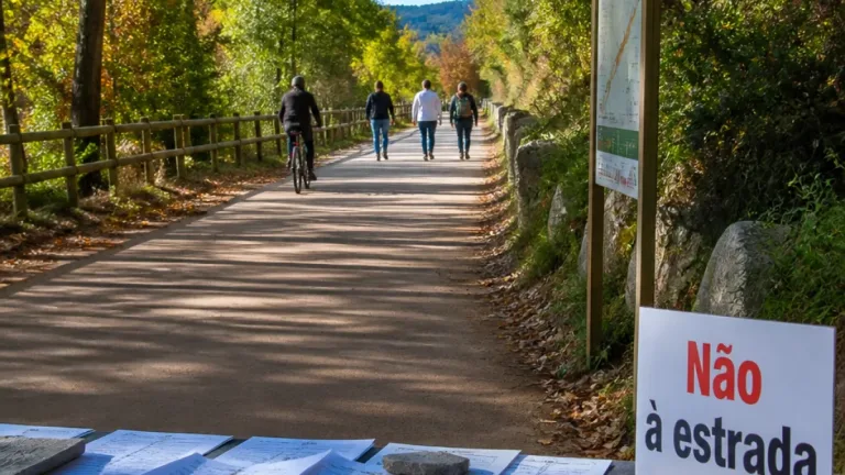 Guimarães: moradores lançam petição para impedir estrada sobre a Ecopista