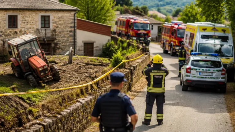 Homem morre em acidente com trator na aldeia de Pereiro, em Chaves