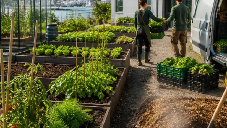 Horta sustentável inspira práticas de produção local e saúde comunitária