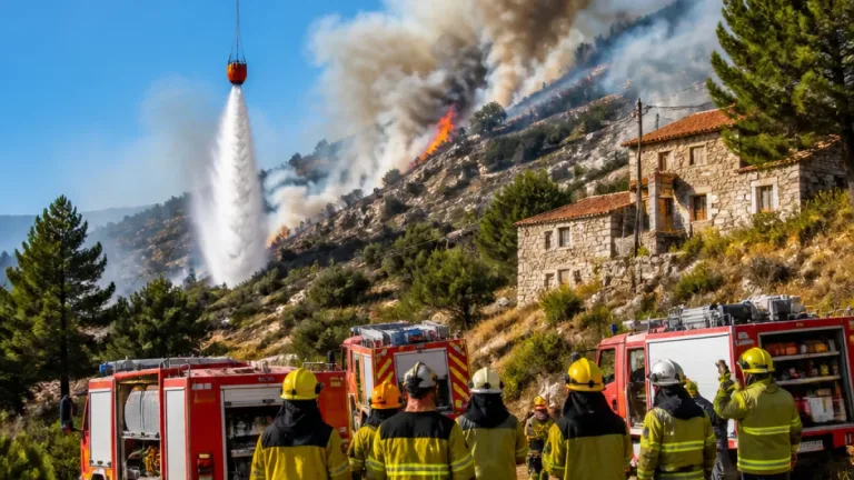 Incêndio em Canhoso mobiliza meios de emergência no concelho da Covilhã