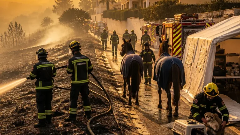 Incêndio em Oeiras atinge bairros do Rosário e Rodagem de Floriano e deixa animais feridos