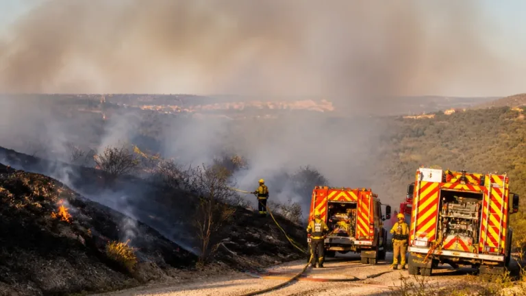 Incêndio em Pereiras, Quarteira: Loulé mobiliza quase 40 operacionais em dois focos em fase de conclusão
