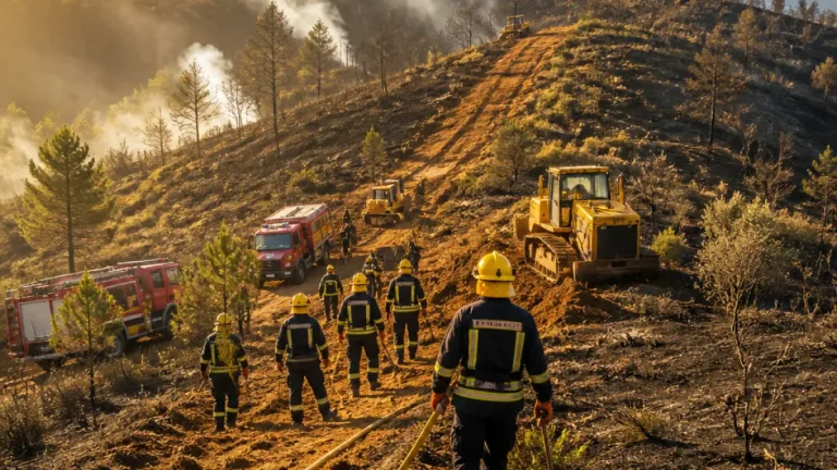 Incêndio em Ventuzelos, Chaves, entra em fase de resolução após operativo intenso