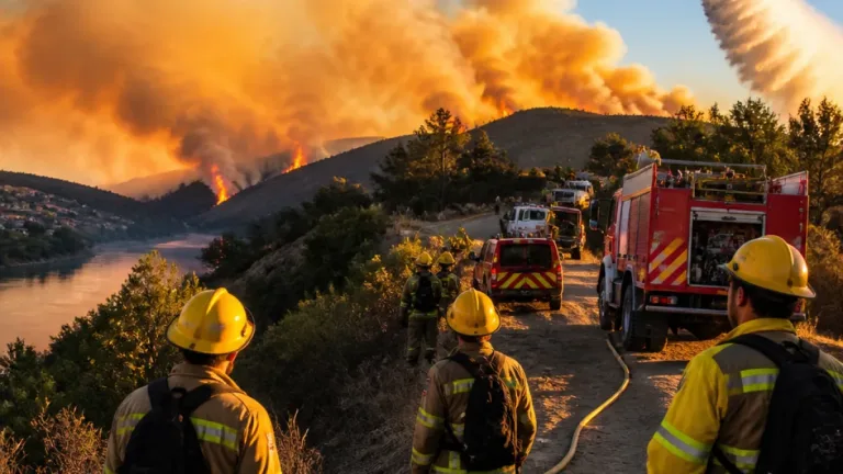Incêndio iniciado em Ponte de Lima alarga-se a Viana do Castelo e mantém três frentes ativas
