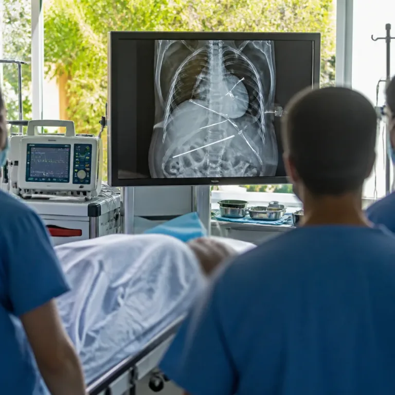 Homem internado por dor ao urinar tem várias agulhas no corpo — uma cravada no coração