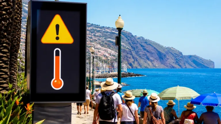 IPMA coloca costa sul da Madeira e Porto Santo sob aviso amarelo por tempo quente