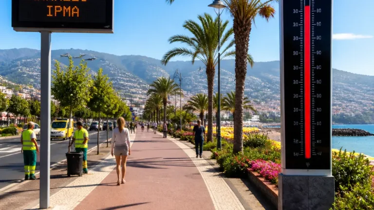 IPMA mantém aviso amarelo para a Madeira e Porto Santo até quarta‑feira devido ao calor
