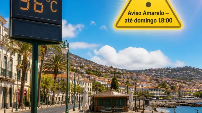 IPMA prolonga aviso amarelo por calor na Madeira e Porto Santo até domingo às 18:00