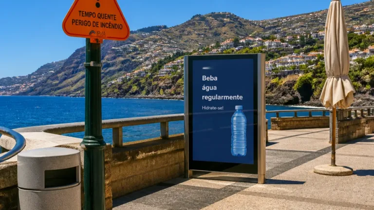 IPMA sobe para laranja o aviso de calor na Costa Sul e nas zonas montanhosas da Madeira