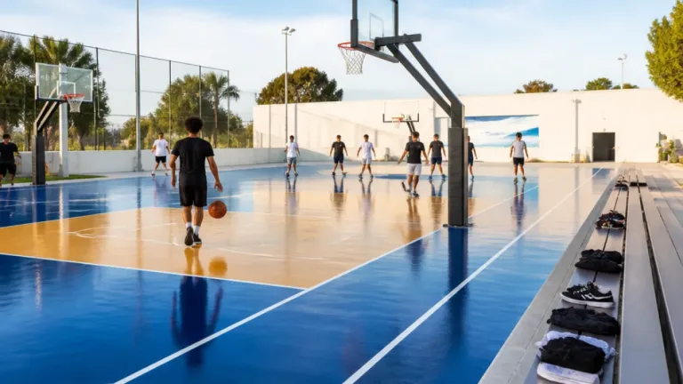 Lagos: revitalizada a quadra de basquetebol da Faculdade de Medicina para cerca de 2.000 estudantes