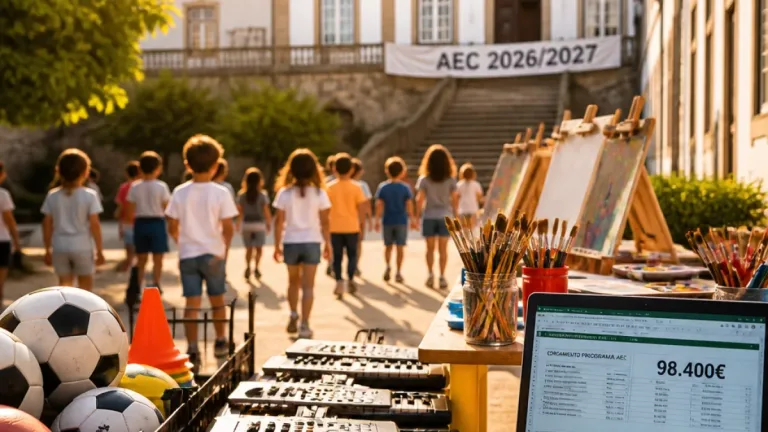 Lamego investe 98.400€ em AEC para 656 alunos do 1.º ciclo no ano letivo 2026/2027