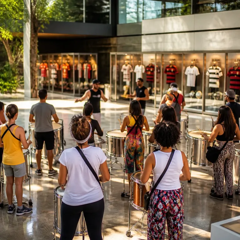 Museu Flamengo acolhe oficina que traz ritmos das arquibancadas para o público