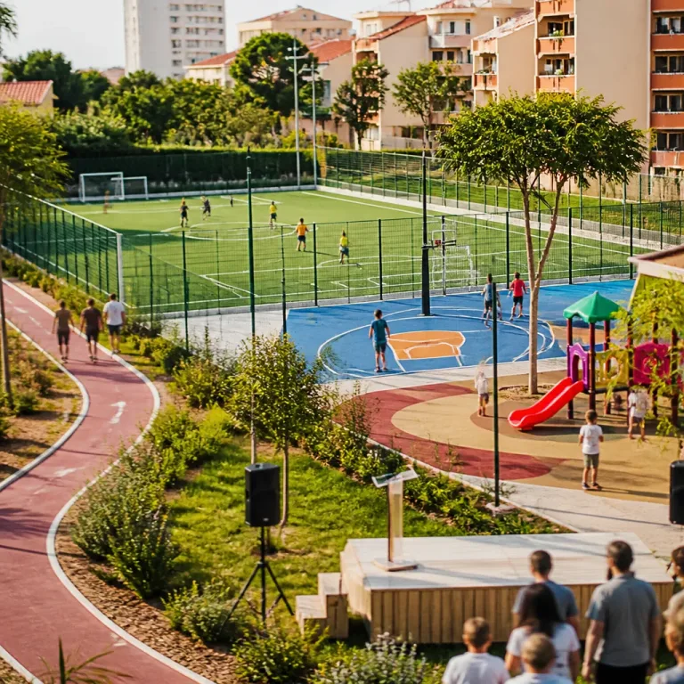 Altamira inaugura espaço esportivo comunitário com campo, parque e pista de caminhada
