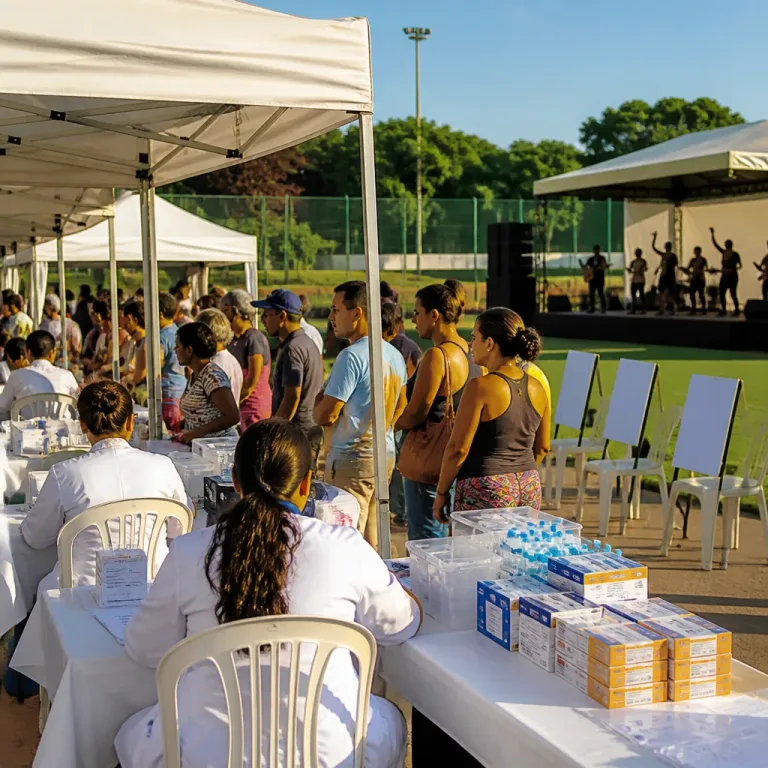 Projeto leva saúde, serviços públicos e cultura ao bairro Ouro Verde