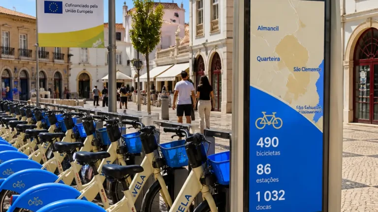 Loulé aprova cores e divulga detalhes do sistema de bicicletas partilhadas VELA