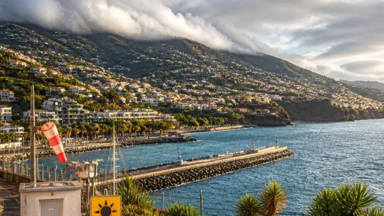 Madeira com céu geralmente nublado e temperaturas elevadas; aviso amarelo por calor até quinta-feira
