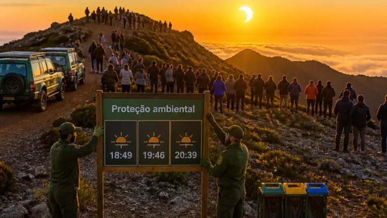 Madeira reforça vigilância nas serras ante expectativa de grande afluência para eclipse parcial