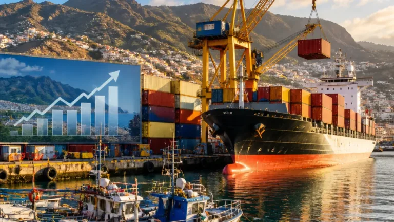 Madeira regista superavit recorde de 157,3 milhões no comércio de bens em 2025