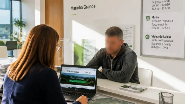 Marinha Grande cria balcões de apoio a proprietários florestais inscritos no PSE‑Florestas