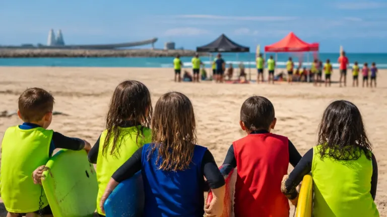 Marinha Grande encerra edição 2026 dos Campos de Férias Náuticos na Praia da Vieira