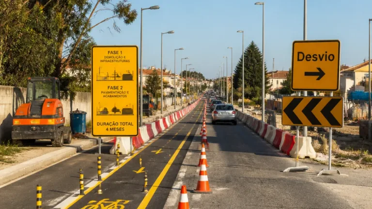 Matosinhos: obras do Metrobus condicionam tráfego na Avenida Mário Brito, em Perafita