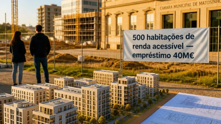 Matosinhos pede 40 milhões para construir 500 habitações de renda acessível