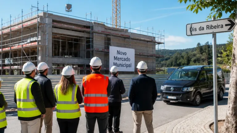 Ministro da Agricultura e Mar visita Águeda para inspeção ao novo Mercado Municipal e a Óis da Ribeira