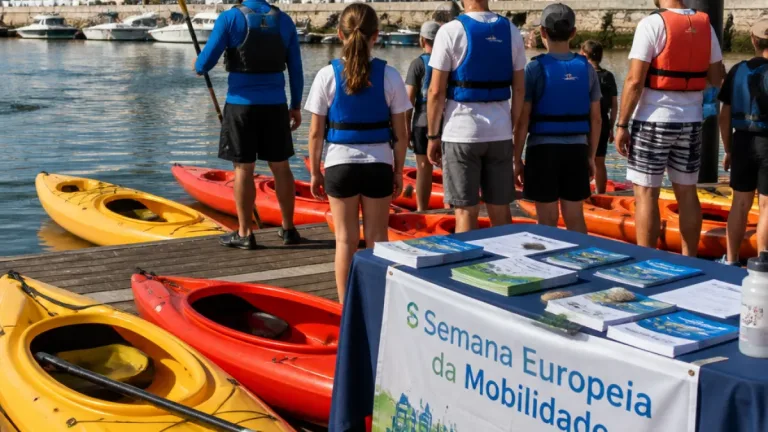 Montijo promove canoagem na Zona Ribeirinha dentro da Semana Europeia da Mobilidade