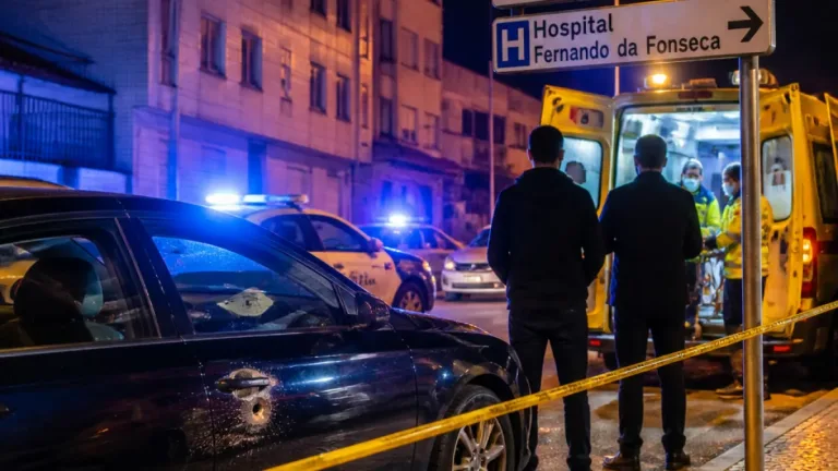 Motorista de TVDE baleado em Agualva‑Cacém: ocorrência mobiliza PSP e passa para a PJ em Sintra