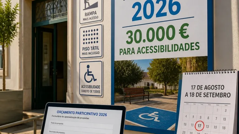 Moura lança Orçamento Participativo de 30 mil euros dedicado a acessibilidades