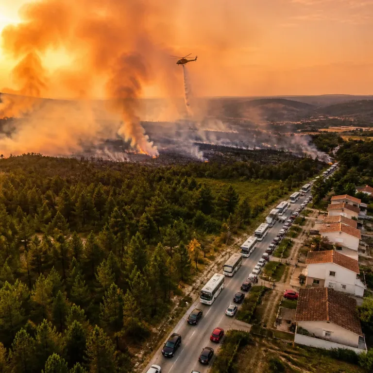 Incêndios em França, Bélgica e Balcãs consomem milhares de hectares e forçam evacuações